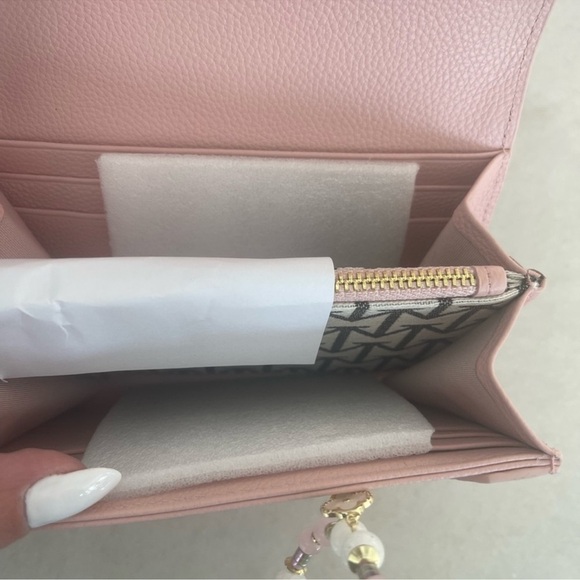 MONCRIEF LONDON BALLET PINK WALLET! LEATHER!!! NWT - Picture 5 of 7